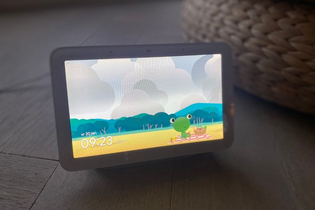 Google Nest Hub fotolijst instellen